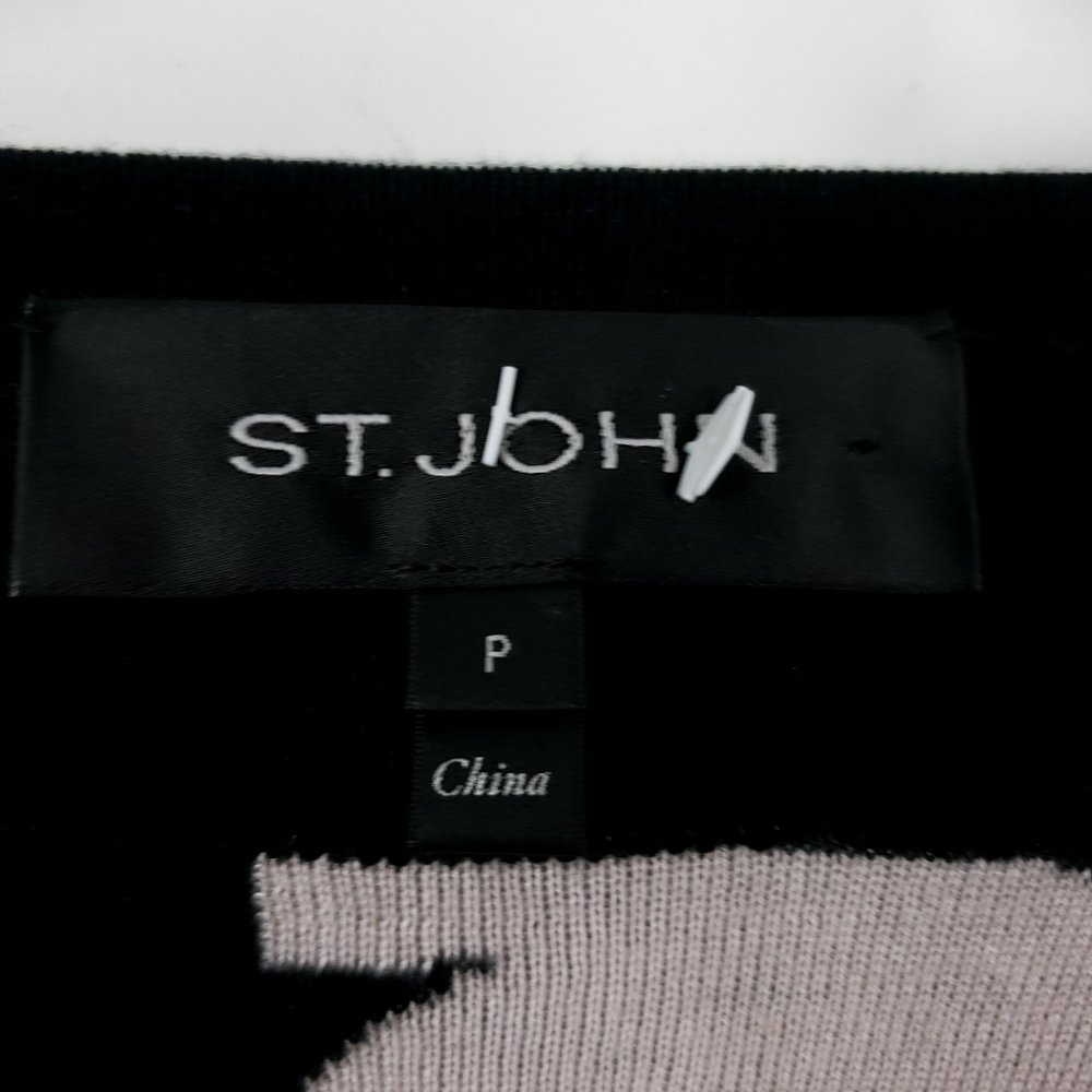 St. John 7% cashmere blend polka dot front sweater size P = 2 - Picture 9 of 10